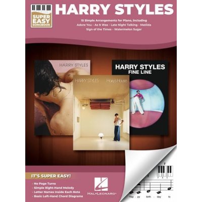 Super Easy Songbook: Harry Styles noty na super snadný klavír – Hledejceny.cz