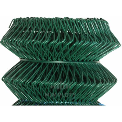 Poplastované pletivo STANDART bez ND výška 100 cm, zelené, drát 2,5 mm, oko 55x55 mm, PVC