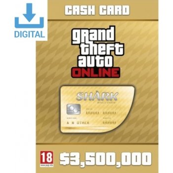 Grand Theft Auto Online Whale Shark Cash Card 3,500,000$