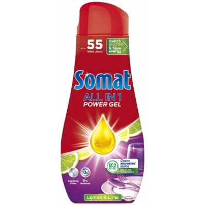 Somat All in 1 Lemon & Lime gel do myčky 55 PD – Sleviste.cz