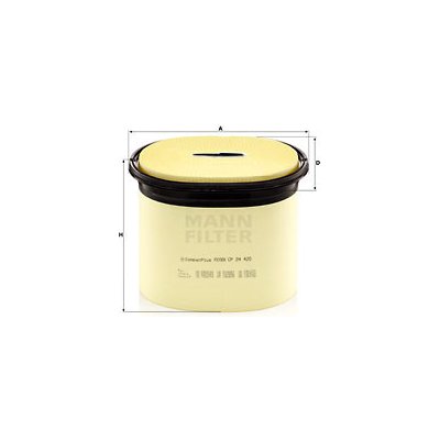 MANN-FILTER Vzduchový filtr CP24420 – Hledejceny.cz
