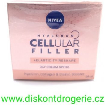 Nivea Hyaluron Cellular Filler remodelační denní krém OF30 50 ml od 226 Kč  - Heureka.cz