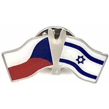 AirMarketing.cz Odznáček Izrael + Česká republika Silver