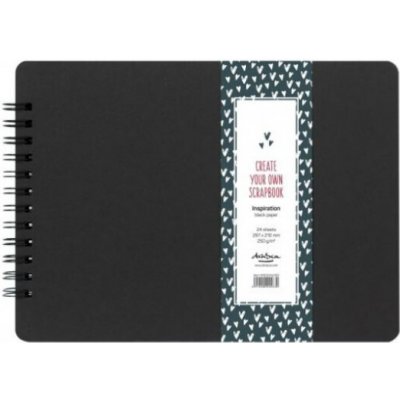 D.A. Album kroužkové Scrapbook Inspiration černé A4 – Hledejceny.cz
