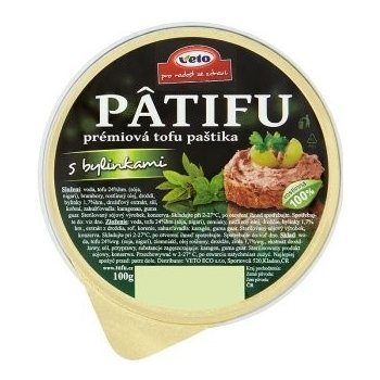 Veto Patifu Paštika tofu s bylinkami 100 g