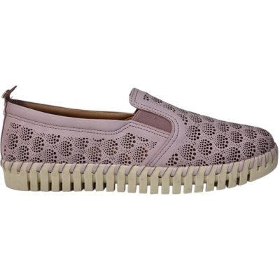 Manitu Dámské Celo-kožené mokasíny 330801 fialové – Zboží Mobilmania