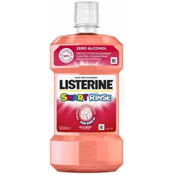 Listerine Smart rinse Berry dětská ústní voda 500 ml