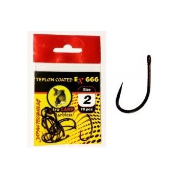 Extra carp Teflon Barbless EX 666 vel.6 10ks