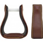 Lakota Westernové třmeny kožené černá – Zboží Dáma