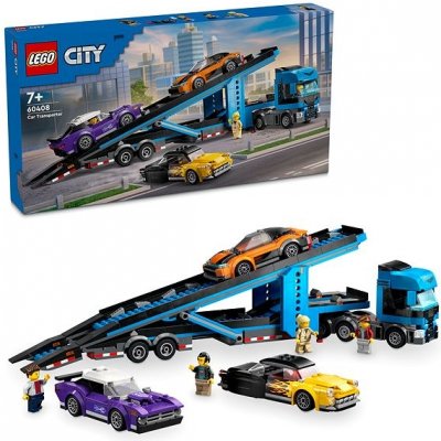 LEGO City 60408 Kamion pro přepravu aut se sporťáky – Zbozi.Blesk.cz