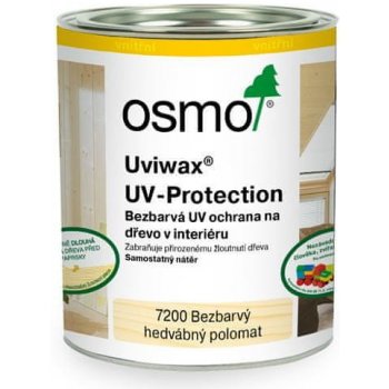 Osmo 7200 Uviwax UV Protection 0,75 l Bezbarvý hedvábný polomat