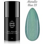 NANI Gel lak Amazing line Metallic Blue 5 ml – Zboží Dáma