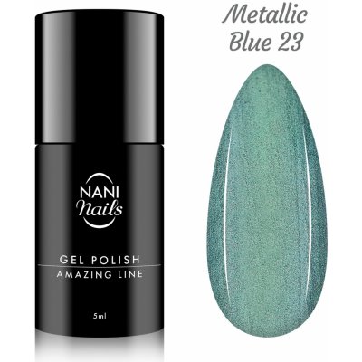 NANI Gel lak Amazing line Metallic Blue 5 ml – Zboží Dáma