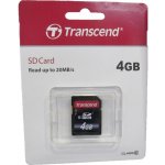 Transcend SDHC 4 GB Class 10 TS4GSDHC10 – Hledejceny.cz