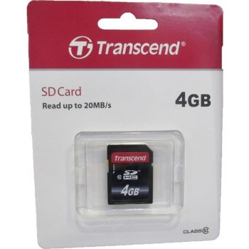 Transcend SDHC 4 GB Class 10 TS4GSDHC10