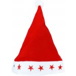 Čepice Santa Klaus blikající s hvězdičkami – Sleviste.cz