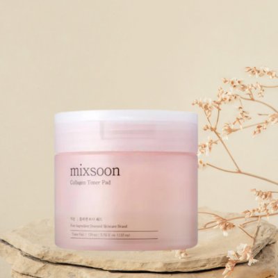 Mixsoon Bean Toner Pad hydratační tampónky na obličej se sójovým extraktem 70 ks / 280 ml – Zboží Dáma