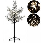 Nexos 1126 Dekorativní LED osvětlení strom s květy 150 cm teple bílé – Sleviste.cz