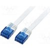 síťový kabel Logilink CP0139 Patch, U/UTP, 5e, licna, CCA, PVC, 10m, bílý