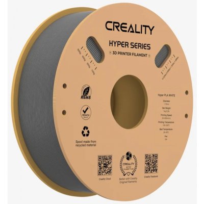 Creality Hyper PLA Šedá / Gray 1,75 mm 1 kg – Hledejceny.cz