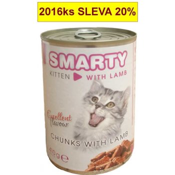 Smarty Kitten Jehněčí chunks 410 g