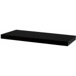 Autronic Polička nástěnná 60 cm, MDF, 3D dekor wenge P-001 BK (WAL) – Zboží Dáma