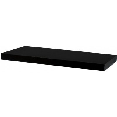 Autronic Polička nástěnná 60 cm, MDF, 3D dekor wenge P-001 BK (WAL) – Hledejceny.cz