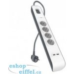 BELKIN SurgeStrip 4 zásuvky + 2USB – Zboží Živě