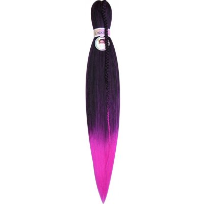 100% EZ Kanekalon 2-55 BLACK/HOTPLUM – Sleviste.cz