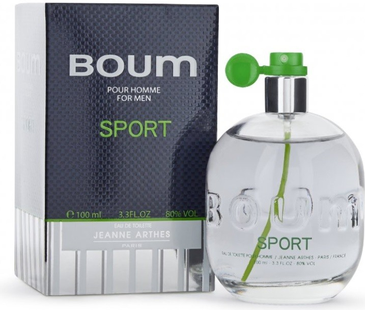 Jeanne Arthes Boum pou Bergamot cedr mošus SPORT toaletní voda pánská 100 ml