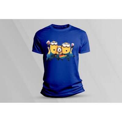 Sandratex dětské bavlněné tričko Mimoni., Královsky modrá – Zboží Mobilmania