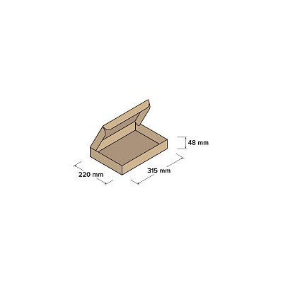 Top-obaly Kartonové krabice 199 x 121 x 45 mm 10 ks – Hledejceny.cz