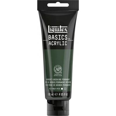 Liquitex Basics umělecká barva akrylová hookerova zelená 118 ml – Sleviste.cz