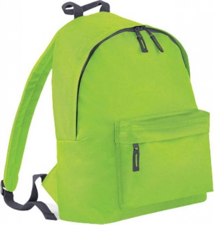 BagBase batoh zelená limetka šedá grafitová 14 l zelená