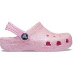 Crocs CLASSIC GLITTER CLOG T dětské růžová – Hledejceny.cz
