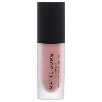 Makeup Revolution Matte Bomb matná tekutá rtěnka Nude Allure 4,6 ml