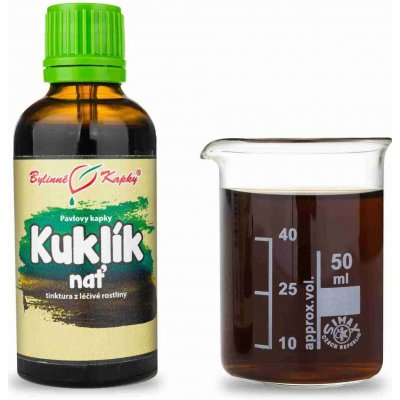 Bylinné kapky Pavlovy Kuklík nať tinktura 50 ml – Hledejceny.cz