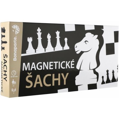 Šachy magnetické společenská hra v krabičce 20x10x4cm – Zboží Dáma