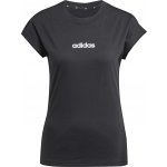 adidas Dámské triko ESSENTIALS LINEAR SINGLE Černá Bílá – Hledejceny.cz