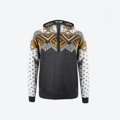 Kama Merino svetr 5057 111 tmavě šedá – Zboží Dáma