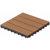 Venkovní dlažba Tegola Technodeck WPC 300 x 300 mm teak 829031301 1 ks