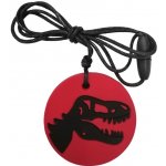 Jellystone Designs Uklidňující přívěsek Dinosaurus červený – Zboží Mobilmania