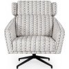 Křeslo Atelier del Sofa wing chair Slate vícebarevná