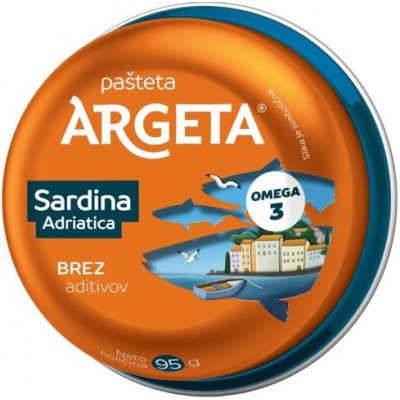 Paštika Argeta Sardina Adriatica 95 g – Zbozi.Blesk.cz