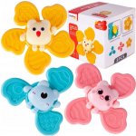 Fidget Spinner HRAČKA DO VANY 3x Senzorická hračka s přísavkou chrastítko – Zboží Mobilmania