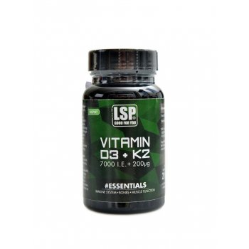 LSP nutrition Vitamin D3 5600 IU K2 200mcg 60 vege kapslí