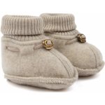 Mikk-Line dětské merino capáčky Melange Offwhite – Zboží Mobilmania