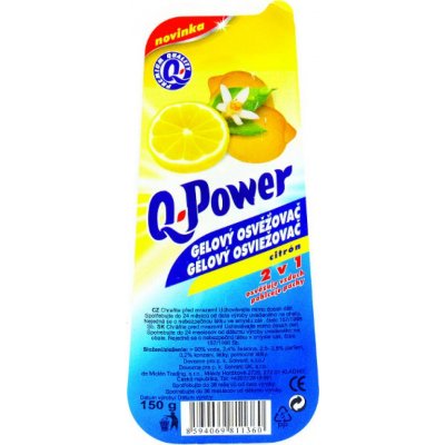 Q Power osvěžovač vzduchu vanička citron 150 g