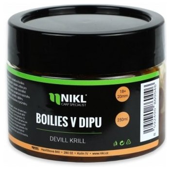 Karel Nikl Boilies v dipu Strawberry 250g 18+20mm