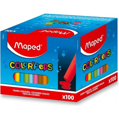 Maped Křídy školní barevné 100 ks – Zbozi.Blesk.cz